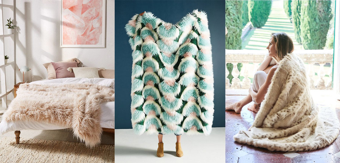 Keep Cozy this Fall with These 7 Faux Fur Throws | InStyleRooms.com/Blog