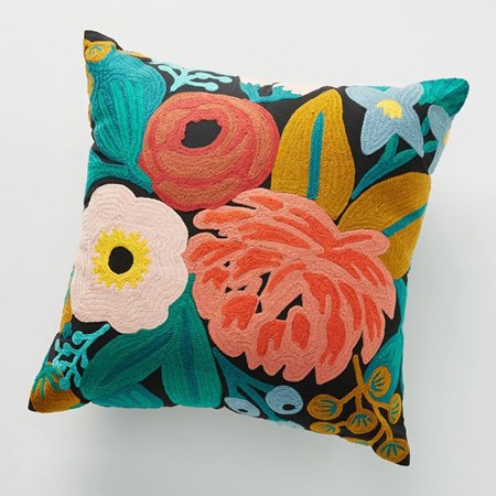 Rifle Paper Co x Loloi Wildflowers Lumbar Pillow (Set of 2)