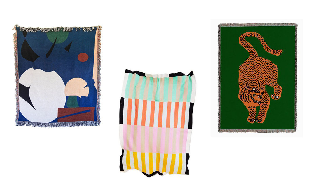 Patterned Blankets That Could Pull Double Duty As Art | InStyleRooms.com/Blog