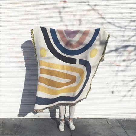 Patterned Blankets That Could Pull Double Duty As Art | InStyleRooms.com/Blog