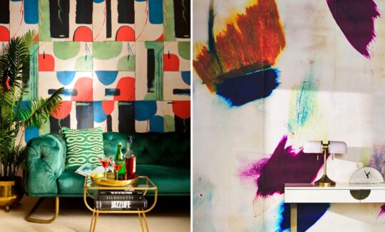 Allll The Abstract Wallpaper to Shop Now | InStyleRooms.com/Blog