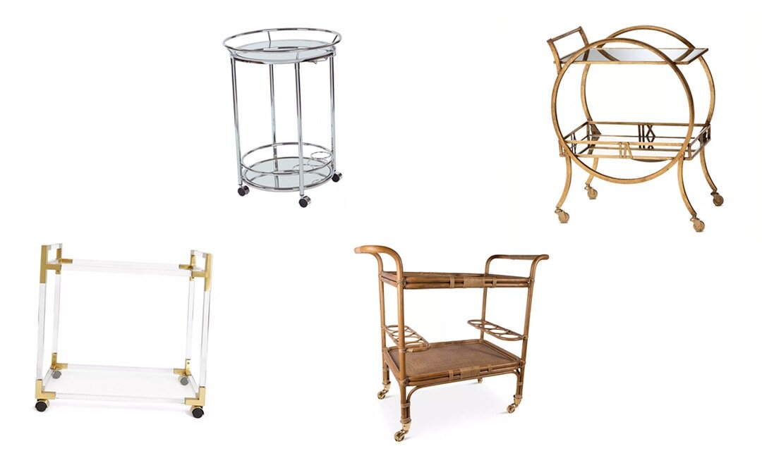Best-Selling Bar Carts To Show Off This Season | InStyleRooms.com/Blog